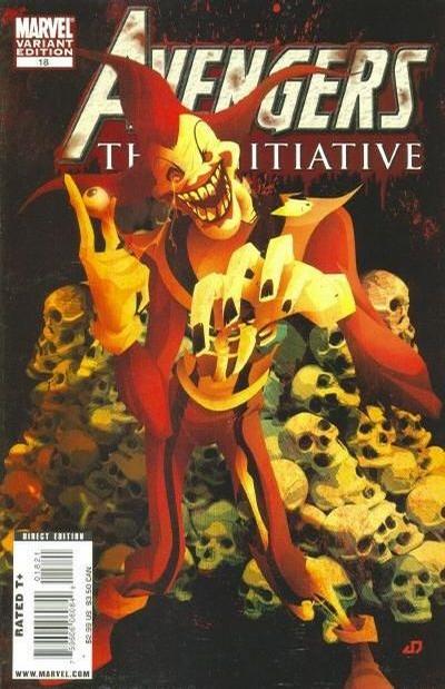 Cover for Avengers: The Initiative (Marvel, 2007 series) #18 [Limited Edition Zombie Variant]