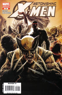 Cover for Astonishing X-Men (Marvel, 2004 series) #25 [Variant Cover by Lee Bermejo]