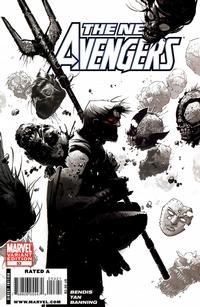 Cover for New Avengers (Marvel, 2005 series) #53 [Chris Bachalo Variant Cover]