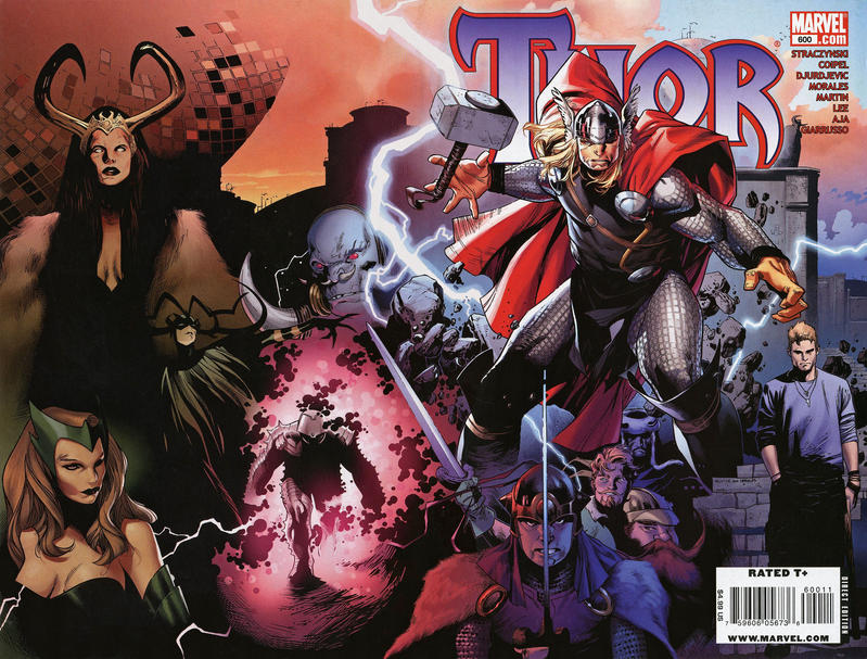 Cover for Thor (Marvel, 2007 series) #600