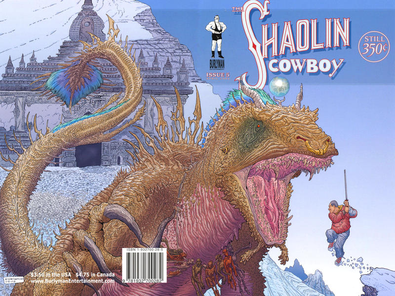 Cover for Shaolin Cowboy (Burlyman Entertainment, 2004 series) #5 [Cover B]