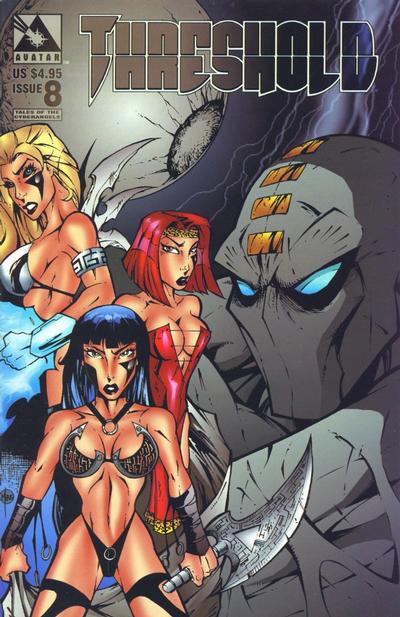 Cover for Threshold (Avatar Press, 1998 series) #8 [Tales of the Cyberangels]