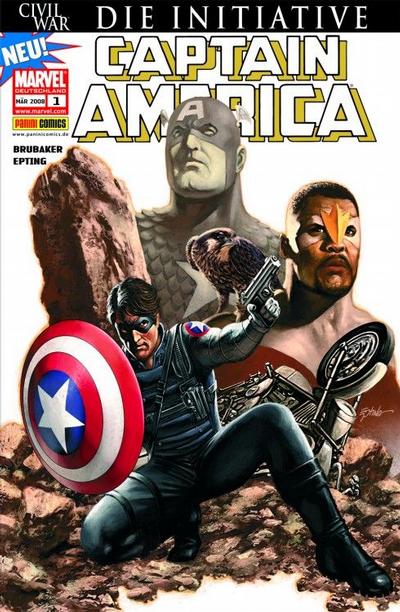 Cover for Captain America (Panini Deutschland, 2008 series) #1 - Der Tod eines Traums