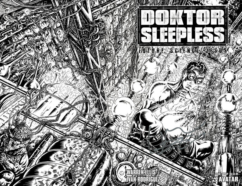 Cover for Doktor Sleepless (Avatar Press, 2007 series) #1 [Wrap]