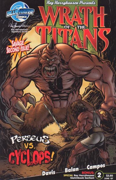 Cover for Wrath of the Titans (Bluewater / Storm / Stormfront / Tidalwave, 2007 series) #2 [Tone Rodriguez Cover]
