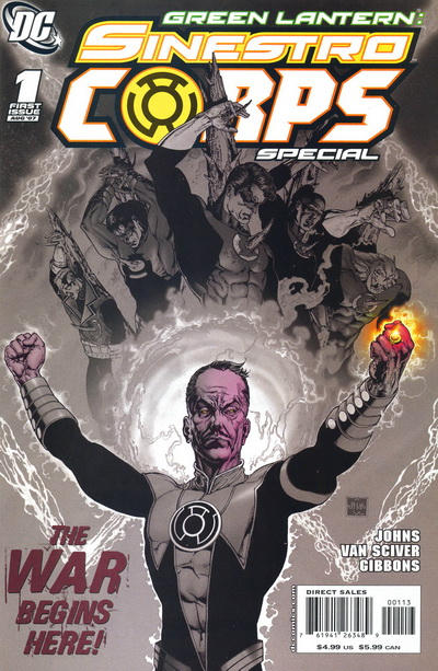 Cover for Green Lantern Sinestro Corps Special (DC, 2007 series) #1 [Third Printing]