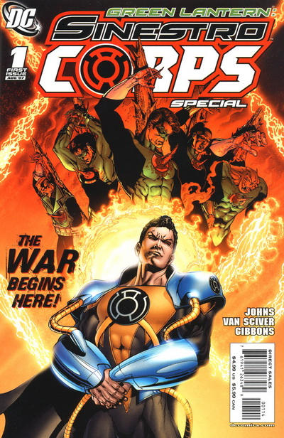 Cover for Green Lantern Sinestro Corps Special (DC, 2007 series) #1 [Fourth Printing]