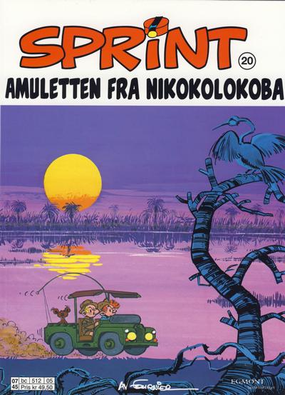 Cover for Sprint (Hjemmet / Egmont, 1998 series) #20 - Amuletten fra Nikokolokoba
