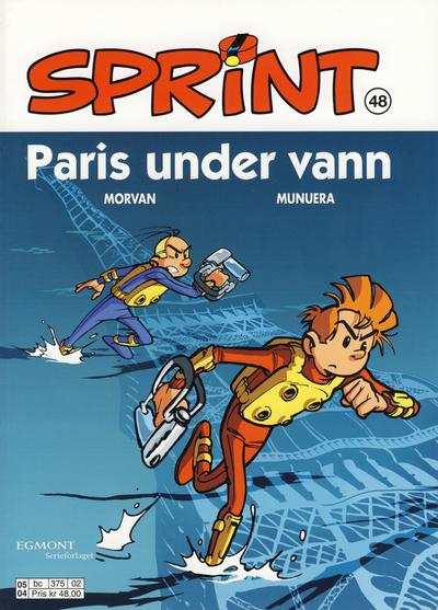 Cover for Sprint (Hjemmet / Egmont, 1998 series) #48 - Paris under vann