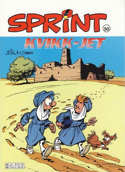 Cover for Sprint (Hjemmet / Egmont, 1998 series) #50 - Kvikk-jet