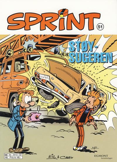 Cover for Sprint (Hjemmet / Egmont, 1998 series) #51 - Støysugeren