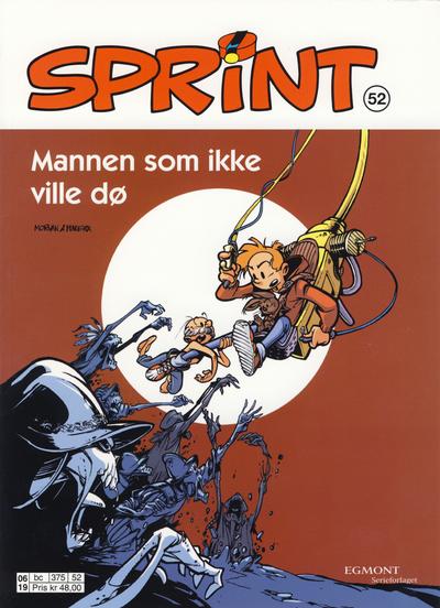 Cover for Sprint (Hjemmet / Egmont, 1998 series) #52 - Mannen som ikke ville dø