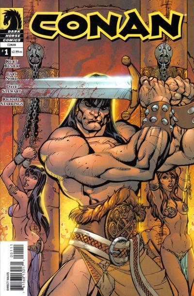 Cover for Conan (Dark Horse, 2004 series) #1 [2nd printing]