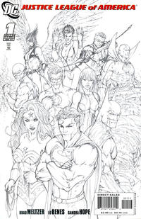 Cover for Justice League of America (DC, 2006 series) #1 [Third Printing]