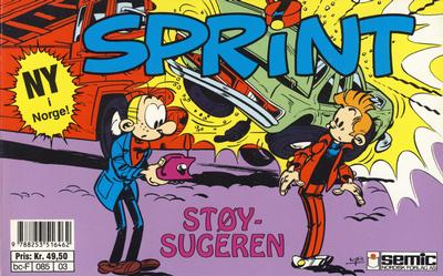 Cover for Sprint [tverrbok] (Semic, 1992 series) #3 - Støysugeren