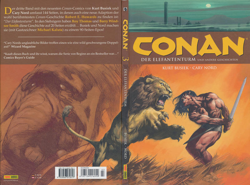 Cover for Conan (Panini Deutschland, 2006 series) #3 - Der Elefantenturm