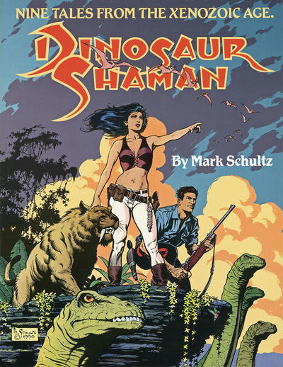 Cover for Dinosaur Shaman (Kitchen Sink Press, 1990 series) 
