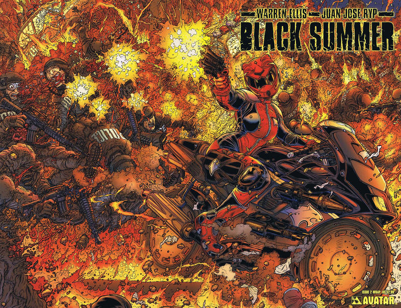 Cover for Black Summer (Avatar Press, 2007 series) #2 [Wrap]