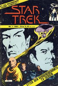 Cover Thumbnail for Star Trek (Atlantic Forlag, 1981 series) #1/1981
