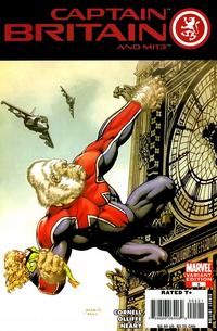 Cover Thumbnail for Captain Britain and MI: 13 (Marvel, 2008 series) #5 [Monkey Variant]
