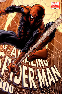 Cover Thumbnail for The Amazing Spider-Man (Marvel, 1999 series) #600 [Variant Edition - Joe Quesada Wraparound Cover]