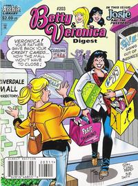 Cover Thumbnail for Betty and Veronica Comics Digest Magazine (Archie, 1983 series) #203