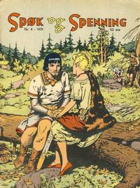 Cover Thumbnail for Spøk og Spenning (Oddvar Larsen; Odvar Lamer, 1950 series) #4/1951