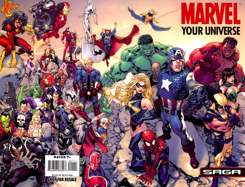 Cover for Marvel: Your Universe Saga (Marvel, 2008 series) 