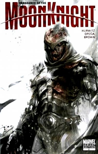 Cover for Vengeance of the Moon Knight (Marvel, 2009 series) #2 [Cover B - Zombie Variant]