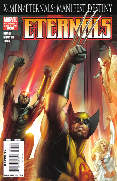 Cover for Eternals (Marvel, 2008 series) #7 [Variant Edition]