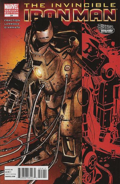 Cover for Invincible Iron Man (Marvel, 2008 series) #24 [Variant Edition]