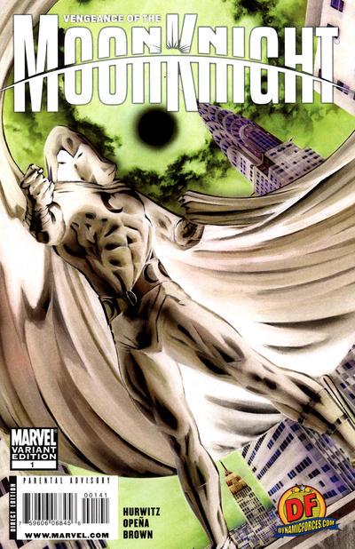 Cover for Vengeance of the Moon Knight (Marvel, 2009 series) #1 [Dynamic Forces Negative Art - Alex Ross]