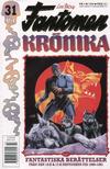 Cover for Fantomen-krönika (Egmont, 1997 series) #31