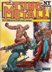 Cover Thumbnail for Tung metall (Epix, 1986 series) #2/1986