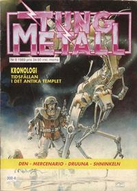Cover Thumbnail for Tung metall (Epix, 1986 series) #6/1989 [39] [34]
