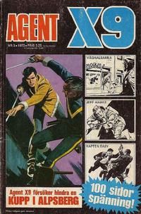 Cover for Agent X9 (Semic, 1971 series) #3/1972