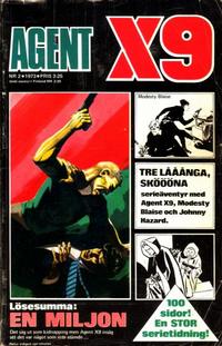 Cover for Agent X9 (Semic, 1971 series) #2/1973