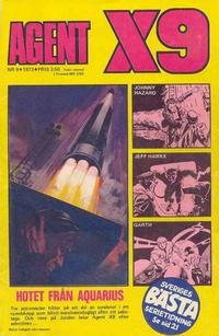 Cover for Agent X9 (Semic, 1971 series) #9/1973