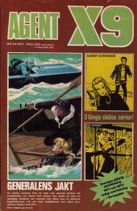Cover for Agent X9 (Semic, 1971 series) #5/1974