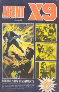 Cover for Agent X9 (Semic, 1971 series) #8/1974