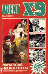Cover for Agent X9 (Semic, 1971 series) #4/1975
