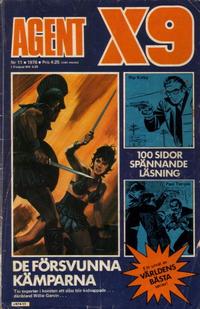 Cover Thumbnail for Agent X9 (Semic, 1971 series) #11/1976
