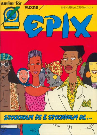 Cover for Epix (Epix, 1984 series) #6/1986