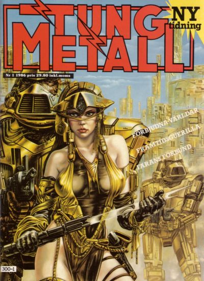 Cover for Tung metall (Epix, 1986 series) #1/1986