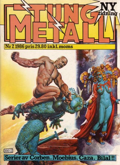Cover for Tung metall (Epix, 1986 series) #2/1986