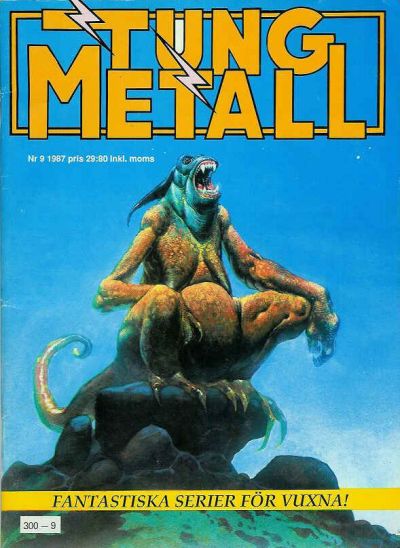 Cover for Tung metall (Epix, 1986 series) #9/1987