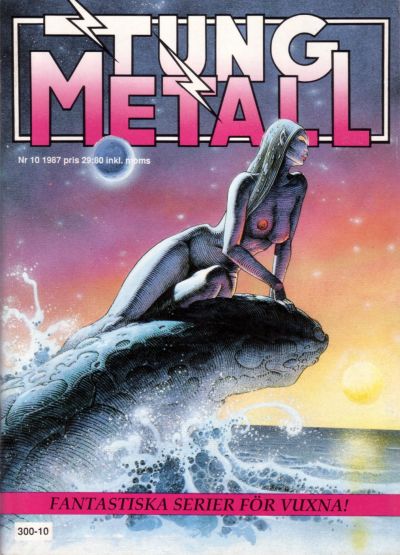 Cover for Tung metall (Epix, 1986 series) #10/1987