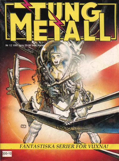 Cover for Tung metall (Epix, 1986 series) #12/1987 (24)