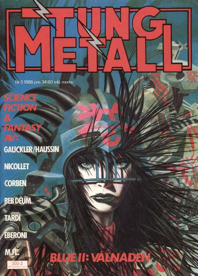 Cover for Tung metall (Epix, 1986 series) #3/1988 [27]