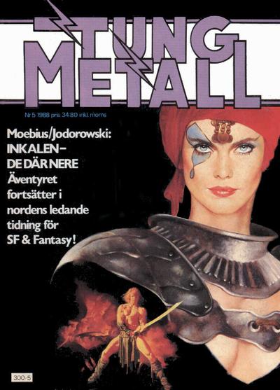 Cover for Tung metall (Epix, 1986 series) #5/1988 (29)